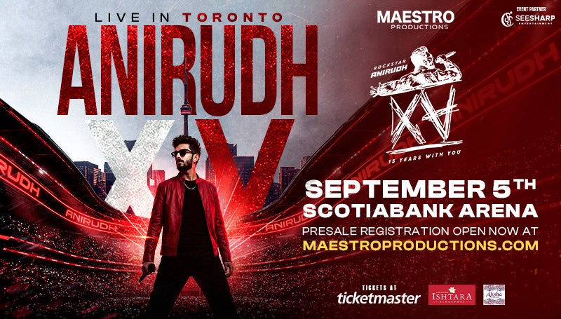More Info for ANIRUDH XV TOUR