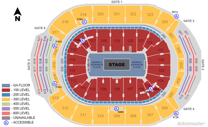 Drake Seating Chart