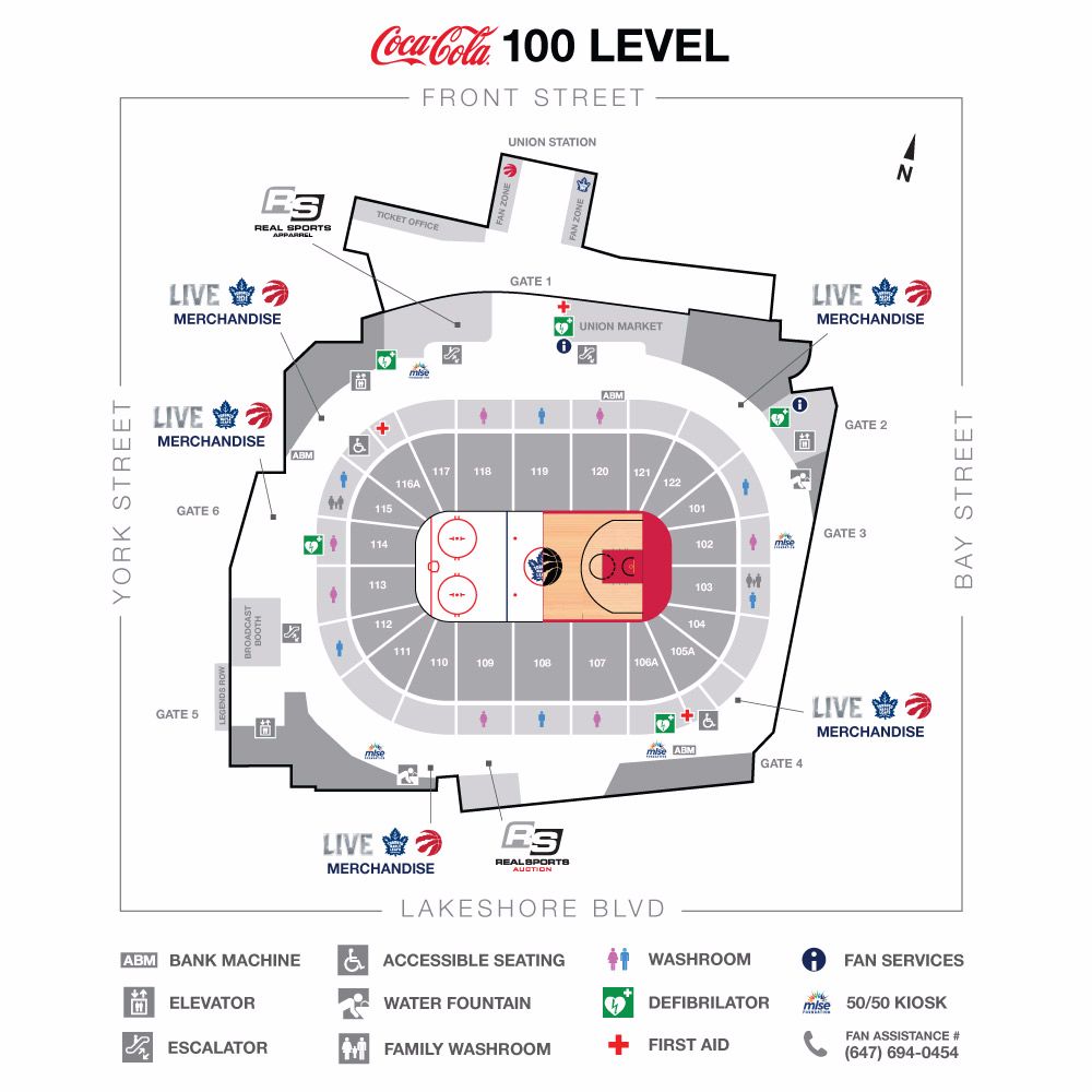 Scotiabank Arena Toronto Maple Leafs Seating Chart