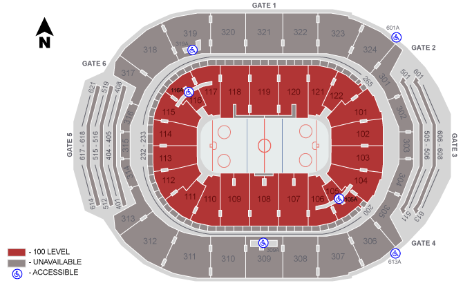 Scotiabank Arena Seating Charts 