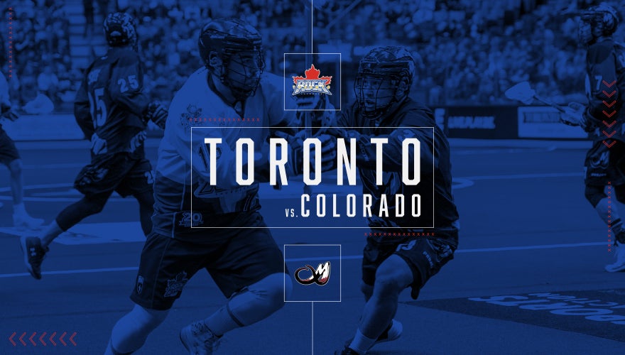 CANCELLED: Toronto Rock vs. Colorado Mammoth